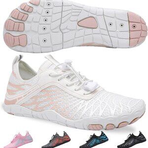 Hike Barefoot Shoes for Women Men, Breathable Non-Slip Athletic Footwear, Wide T